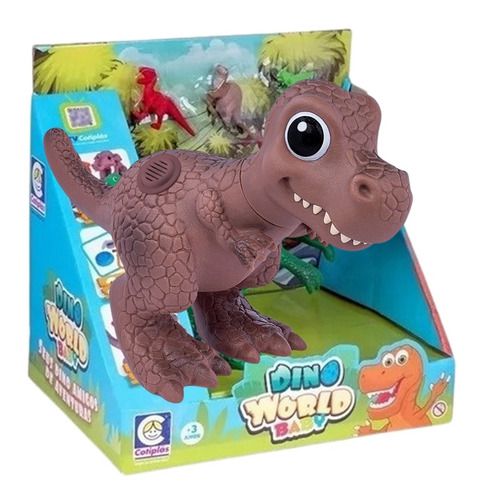 Dinossauro Tyrannosaurus Rex 42Cm Dino World Som Cotiplá