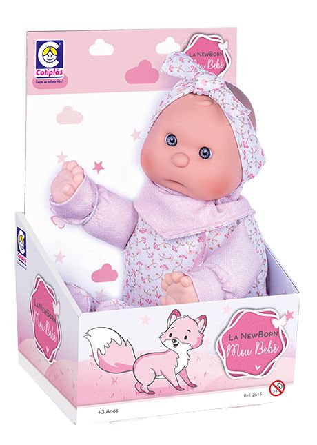 Boneca Bebê Conforto La New Reborn Menina Infantil - Cotiplás