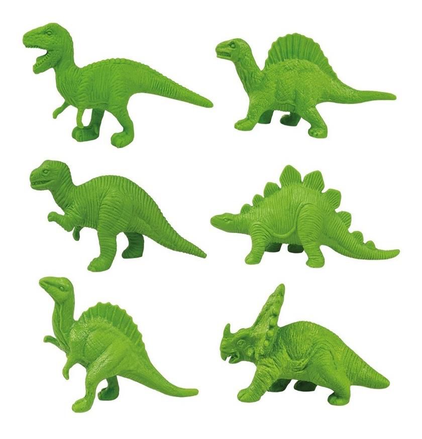 Kit Cabeça Dinossauro Tiranossauro Rex com Miniaturas Dino