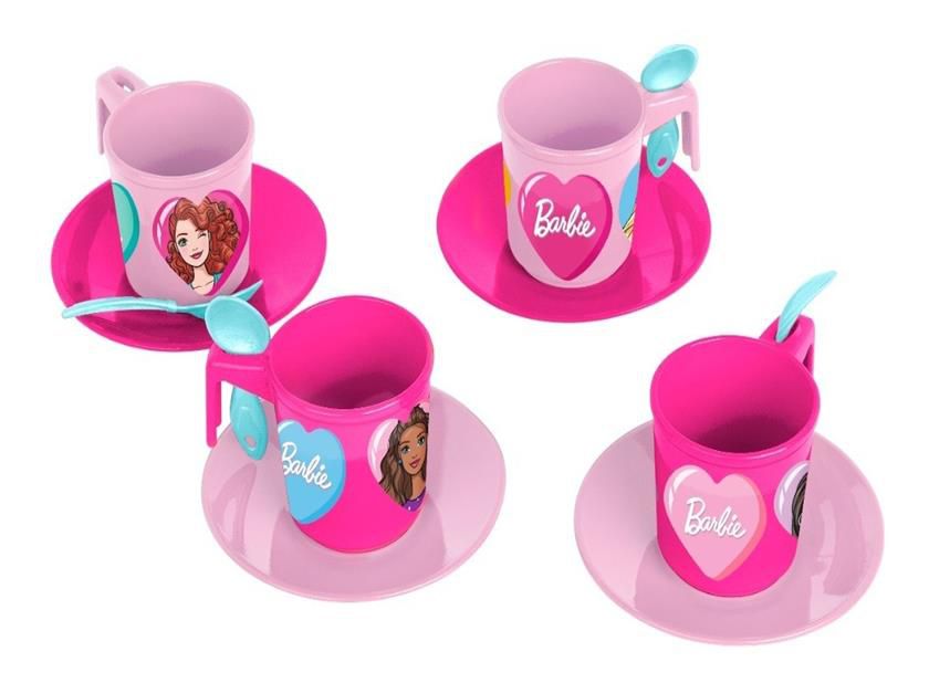 Jogo De Cha Barbie Princesa Xícara Bule Chazinho Infantil Casinha Cafe  Menina Rosa Presente Dia da Criança - Cotiplás Presente - Jogo de Chá  Infantil - Magazine Luiza