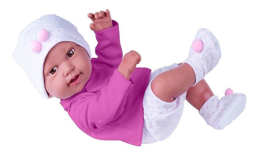 Boneca Bebê Reborn Baby Reborn Anny Doll Menino - 2440 - Cotiplás