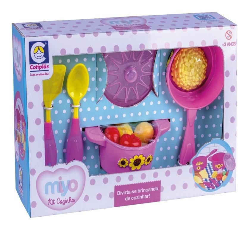 Kit cozinha com frutas de brinquedo - Importados Lili