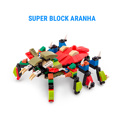 Brinquedo Blocks DINO CLICK SURPRESA 2 em 1 Animais - UNIDADE