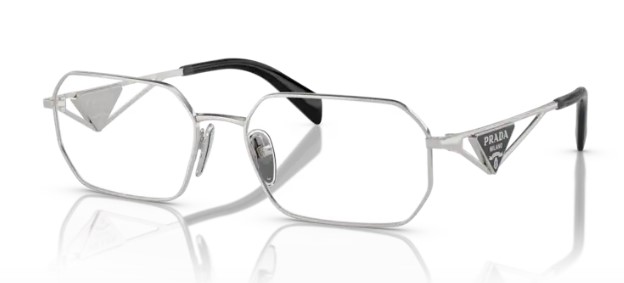メガネ・老眼鏡 Archive PRADA halfrim eye glasses silver PRADA PRA53 1BC-1O1 56 - ÓCULOS DE GRAU - Ótica 512