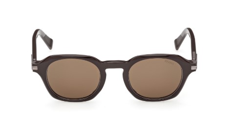 ERMENEGILDO ZEGNA EZ0286 48E 47 - ÓCULOS DE SOL TITANIUM - Ótica 512