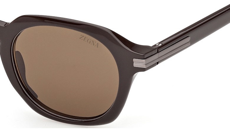 ERMENEGILDO ZEGNA EZ0286 48E 47 - ÓCULOS DE SOL TITANIUM - Ótica 512