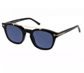 TOM FORD TF5532-B 01V 49 - ÓCULOS DE SOL COM CLIC ON - Ótica 512