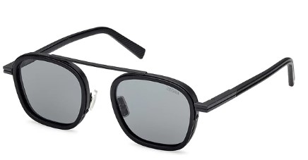 ERMENEGILDO ZEGNA EZ 0278 01A 51 - ÓCULOS DE SOL COURO - Ótica 512