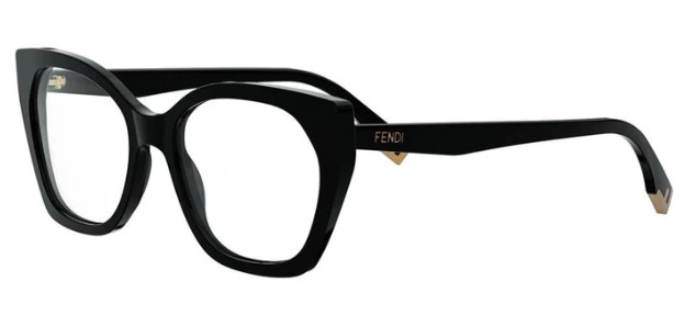 FENDI FE50136I 001 53 - ÓCULOS DE GRAU - Ótica 512