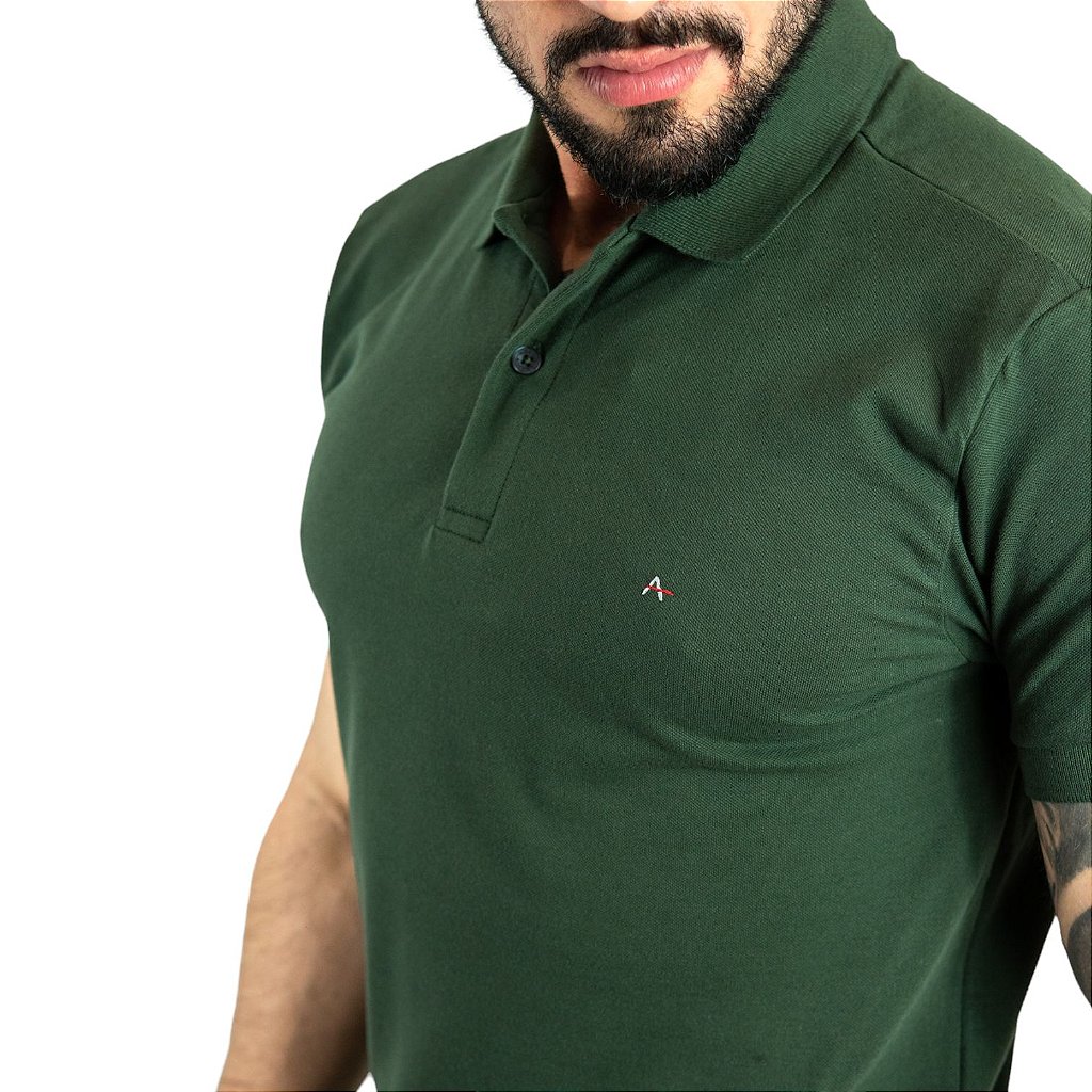 Camisa Polo Aramis Verde Militar - Outlet360 | Moda Masculina