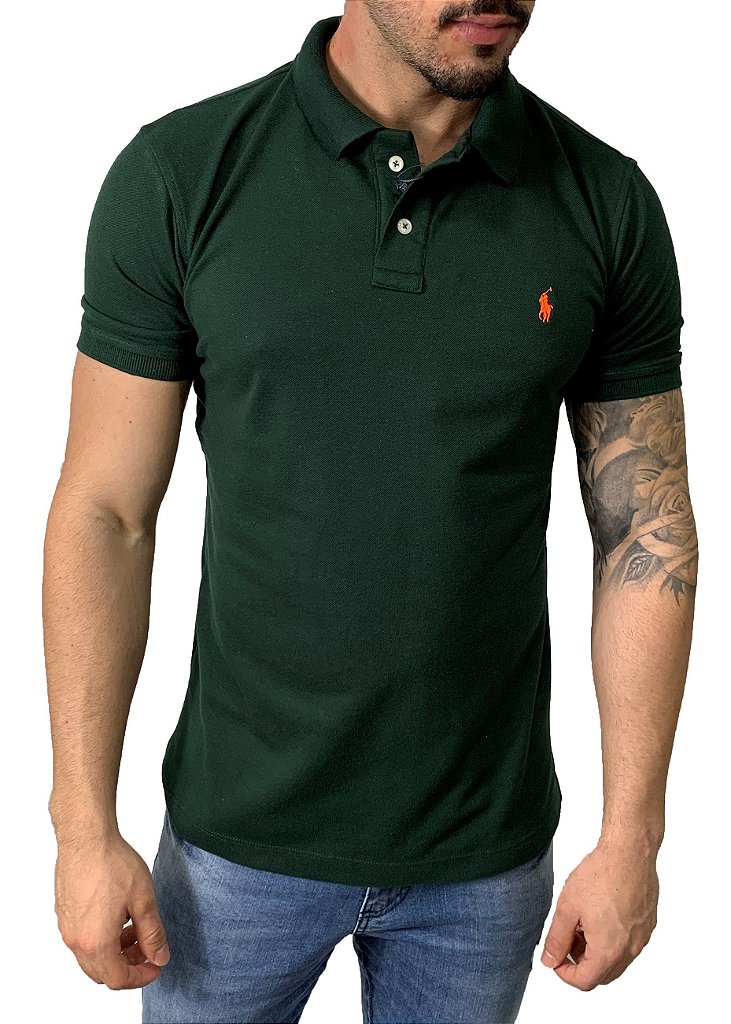 camisa polo ralph lauren verde