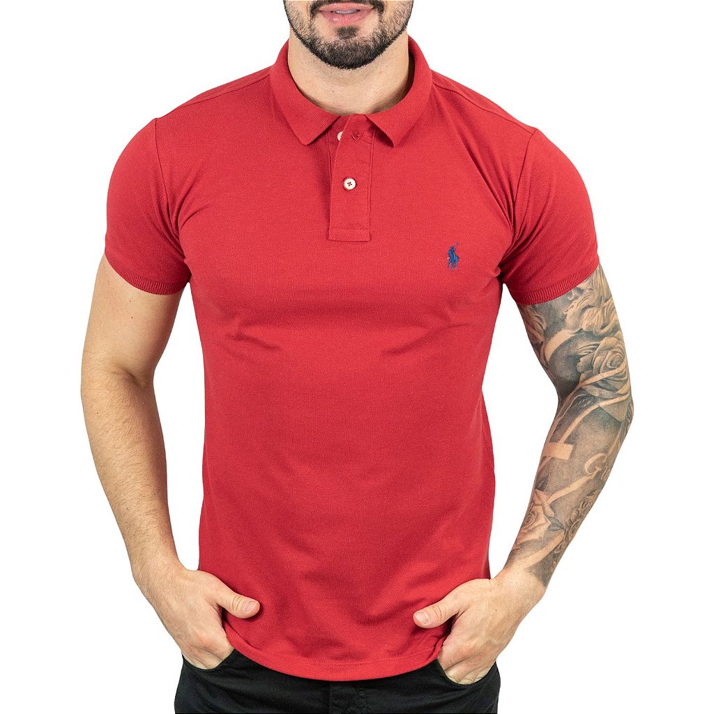 Camisa Polo Vermelha - Outlet360 | Moda Masculina