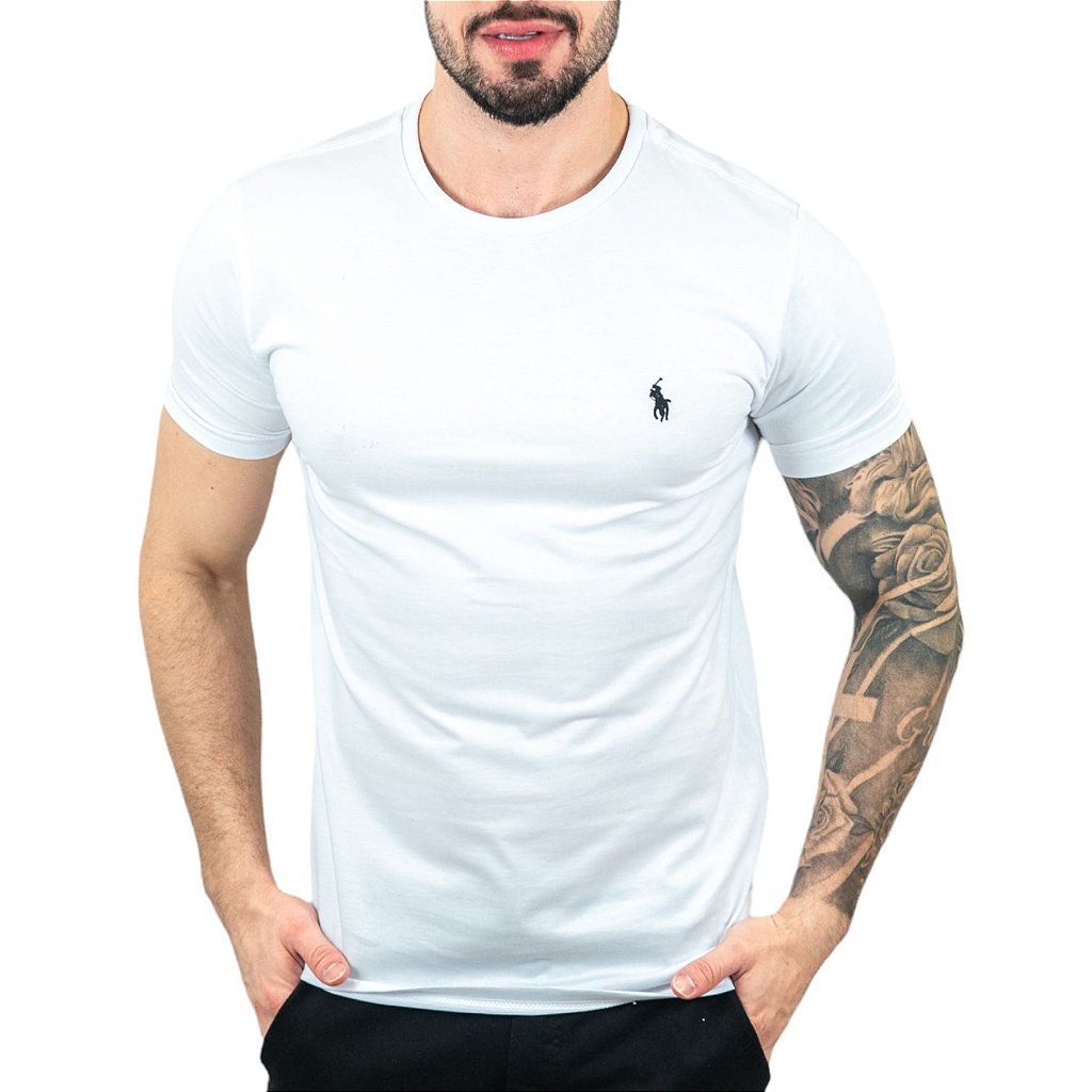 Camiseta Básica Branca - Outlet360 | Moda Masculina