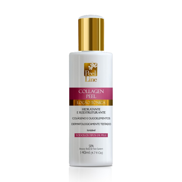 はる　Massage Peel (Collagen Peel ) ×2 Loção Tônica Collagen Peel - 140ml - Peel Line Dermocosméticos