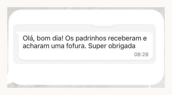 Depoimento de cliente da Coisa Linda