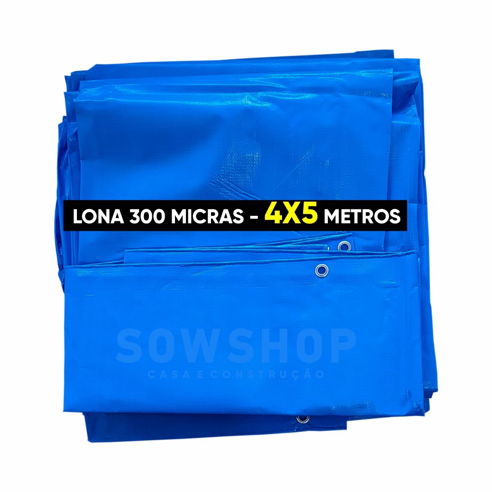 LONAFORTE MULTIUSO 300 MICRAS PE UV AZUL 4x5 SOWSHOP