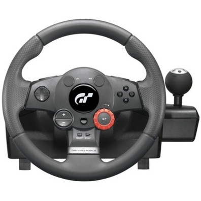 VOLANTE LOGITECH DRIVING FORCE GT USB COM CAMBIO PS2/PS3 PRETO