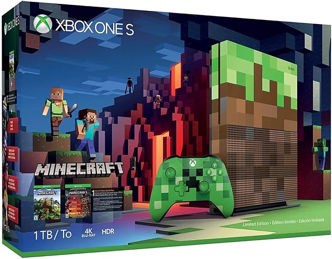 Microsoft Xbox One S 1tb Edição Limitada Minecraft - Comprar