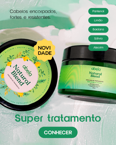 Máscara Natural Blend 300g - ABELA - Onda dos Cachos