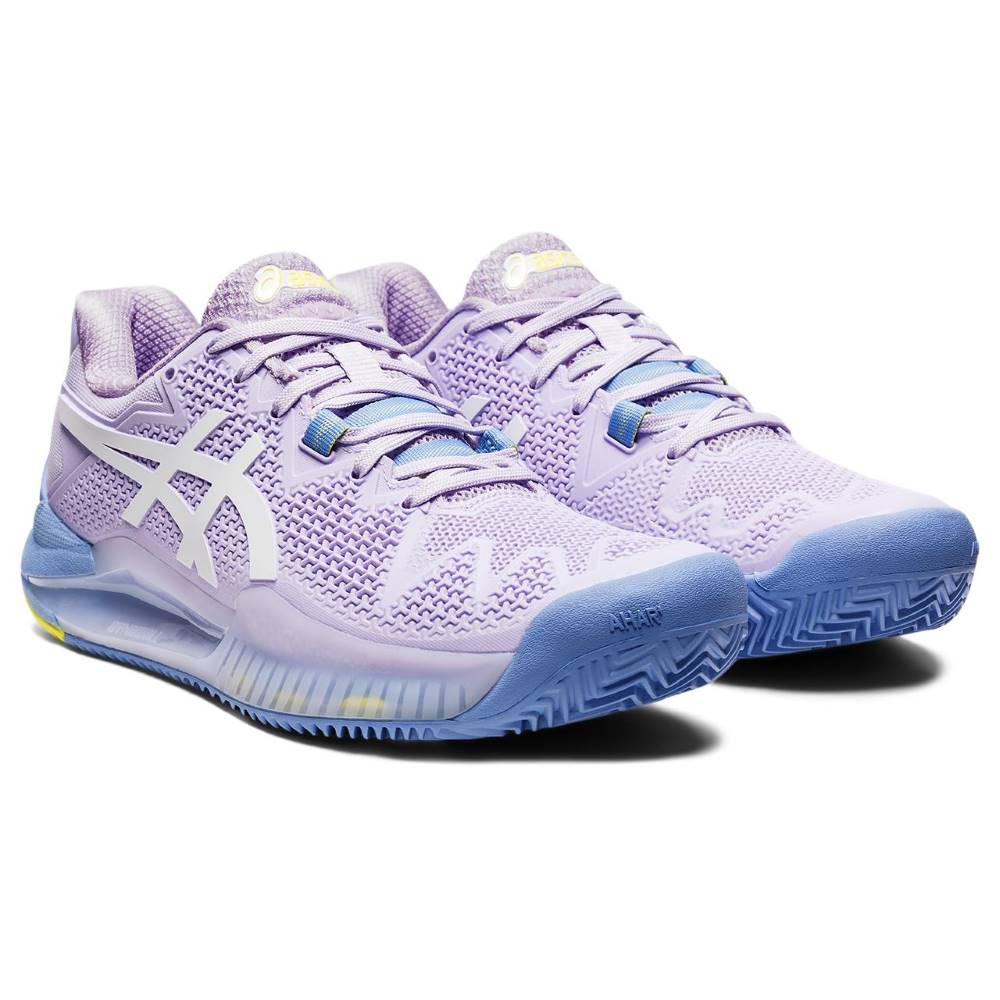 Tênis Asics Gel-Resolution 8 Clay - Feminino - Roxo - Favorita Padel