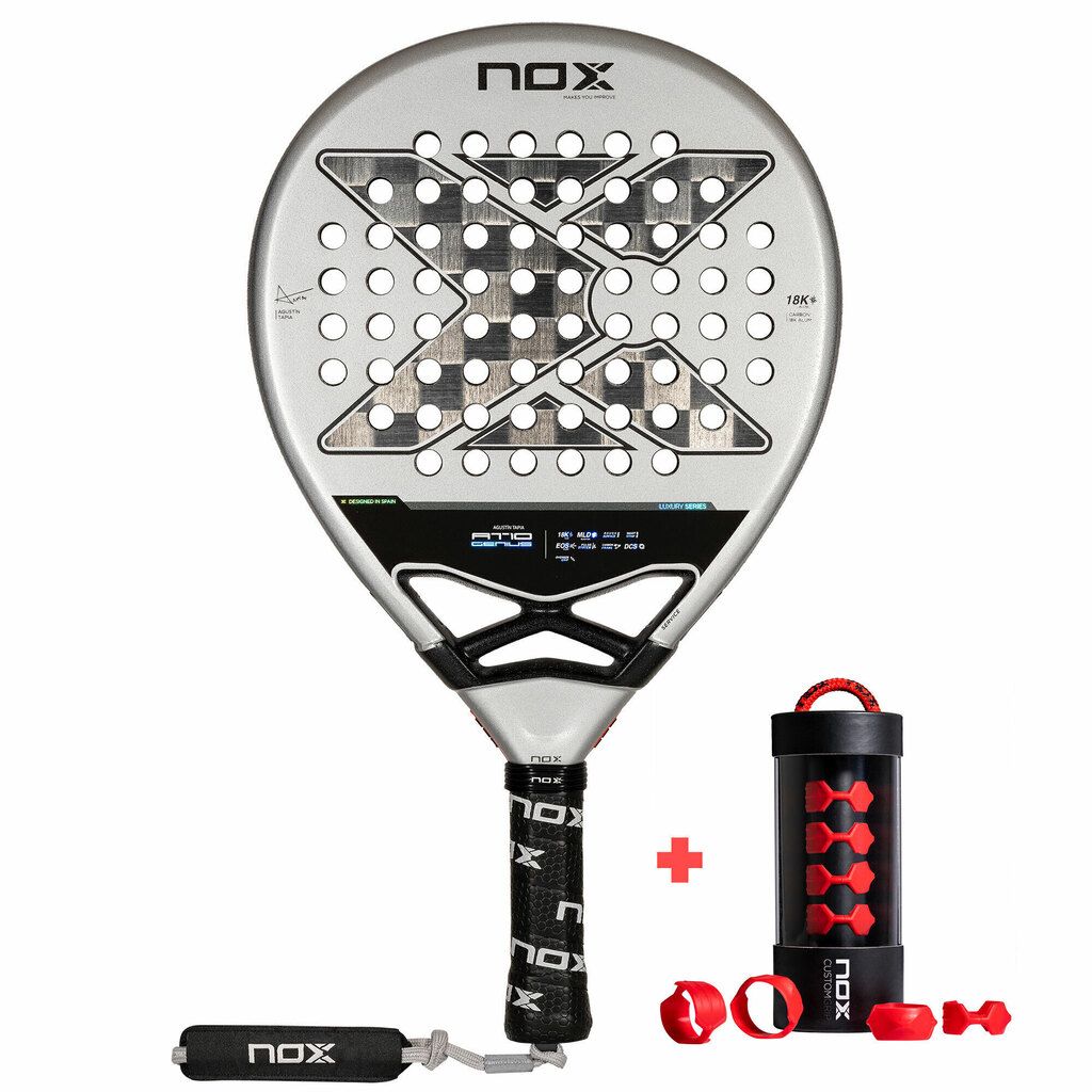 Raquete de Padel AT10 GENIUS 18K Alum 2024 | NOX - by Agustín