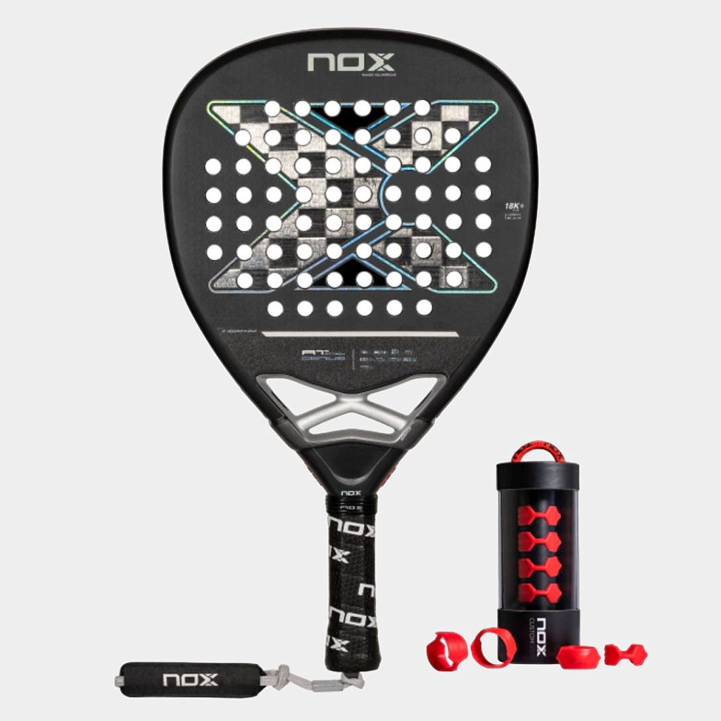 Raquete de Padel AT Attack 18k Alum 2024 | Nox - By Agustín Tapia