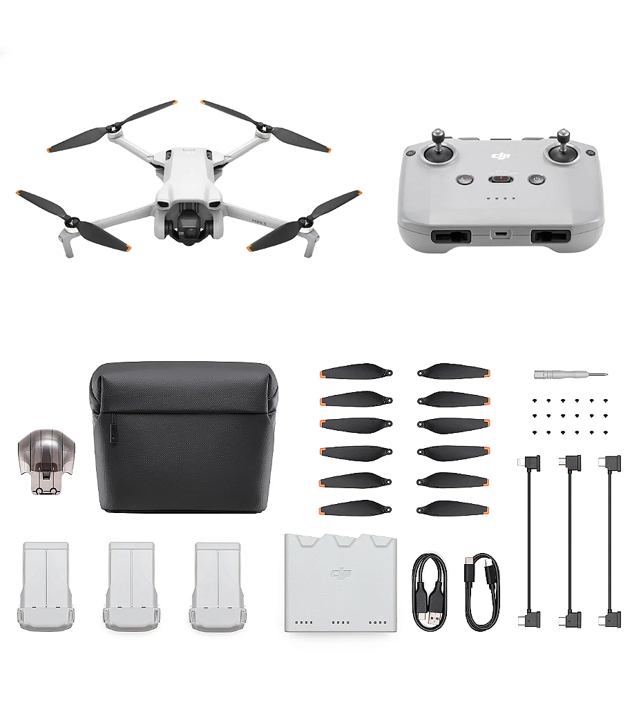 DJI MINI 3 PRO バッテリー3個　Fly more kit plus Kit original Mini 3 Pro Fly More Plus para DJI Mini 3, acessórios