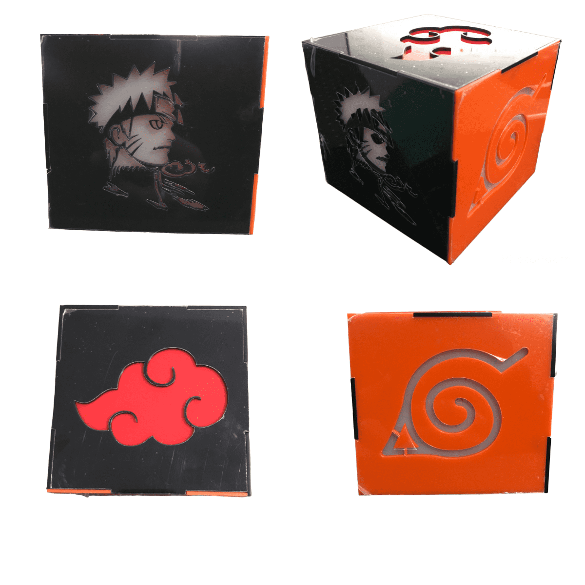 Luminária Circular - Anime Naruto Rosto - ShopC - Luminária