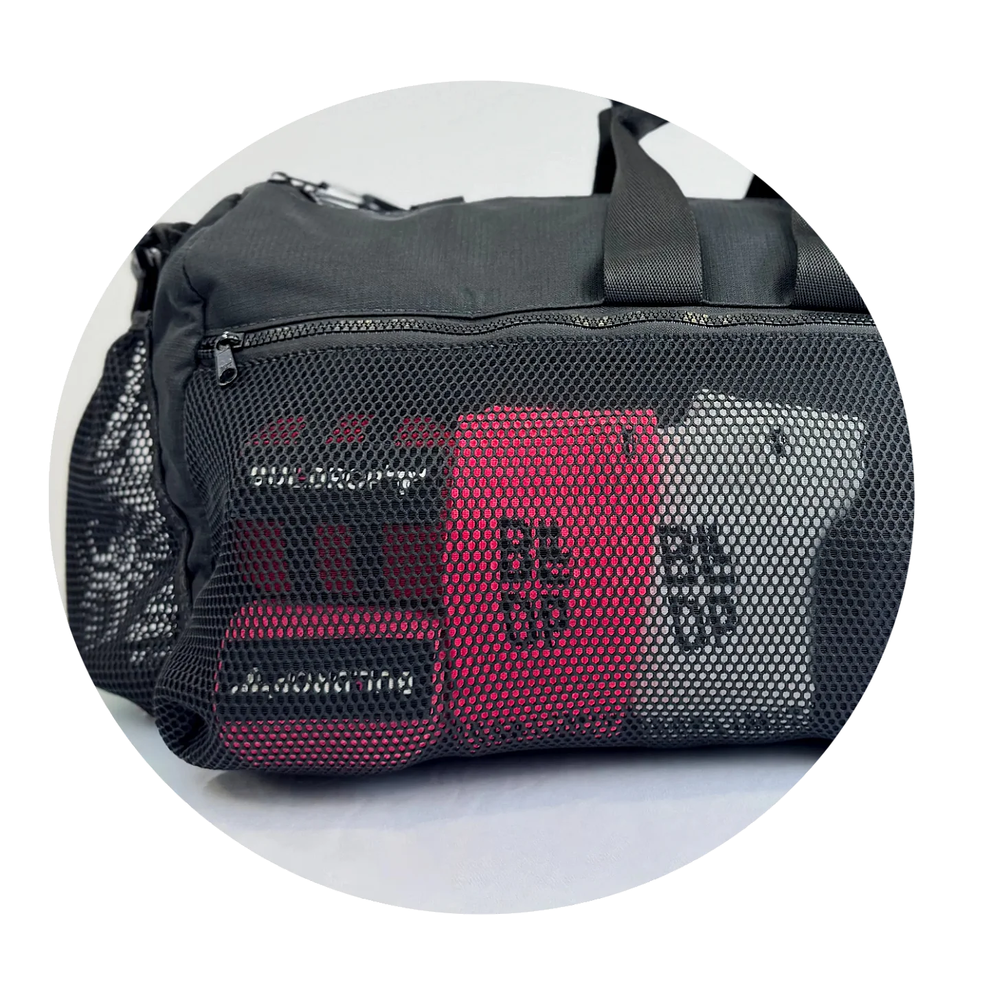 Painel frontal em mesh respirável