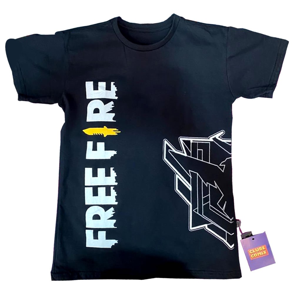 Camiseta FREE FIRE, Loja HQ Camisetas