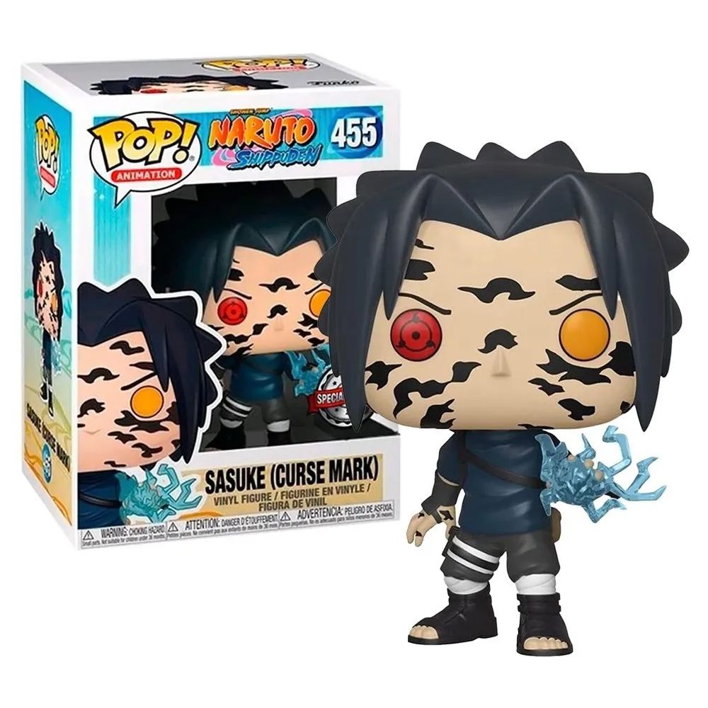 Funko Pop! Sasuke (Curse Mark) - Nº 455 - Loja Quest! - A sua