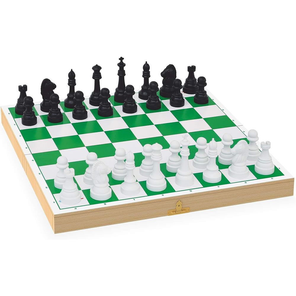Jogo de xadrez em madeira - IOB brinquedos