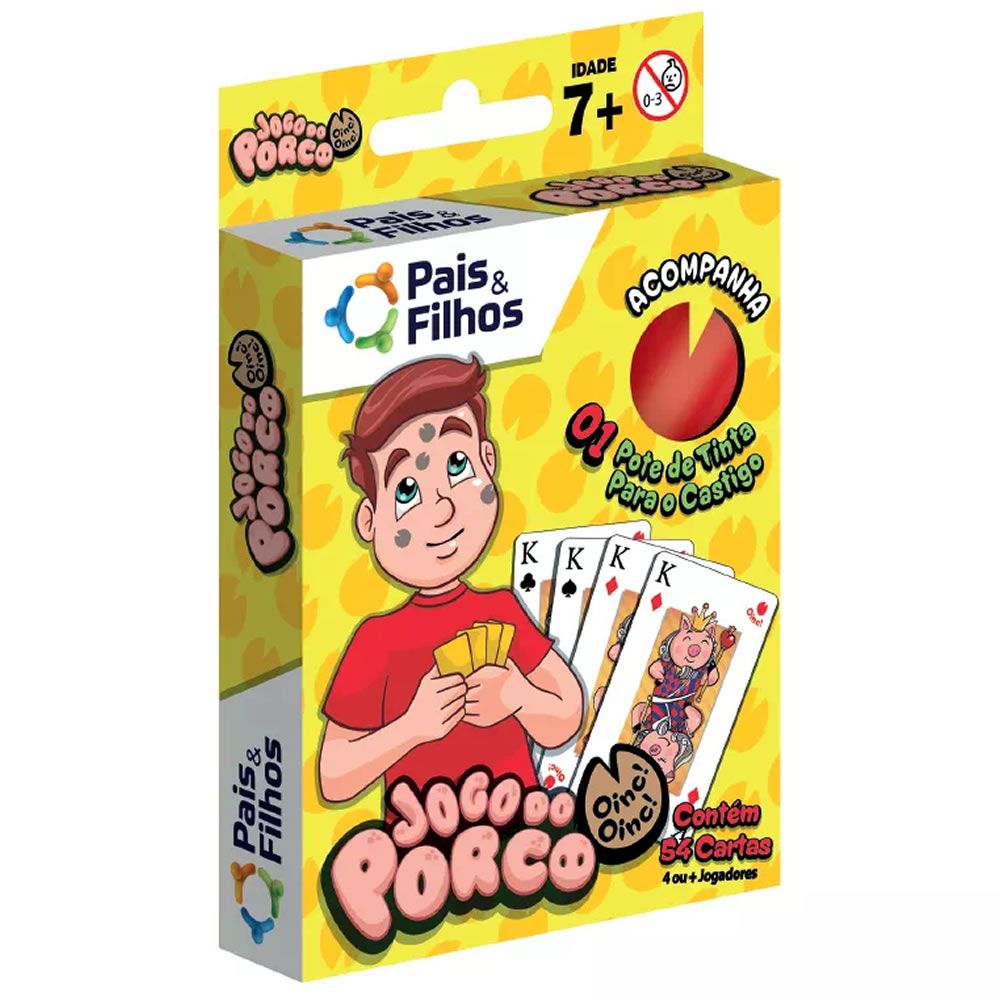 Jogo de Cartas Infantil Jogo Patrulha Canina 33 Cartas 6 em 1