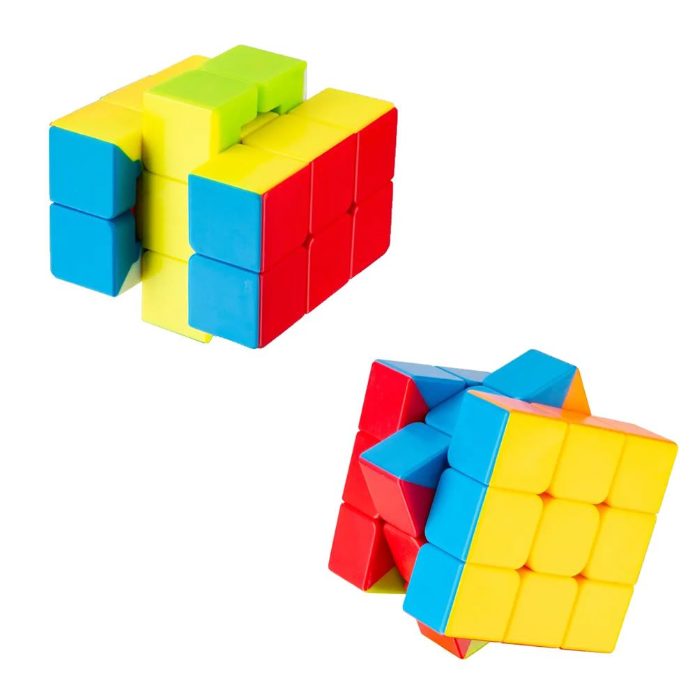 Kit 3 Pçs Cubo Mágico Formatos Diferentes Series Cube Special