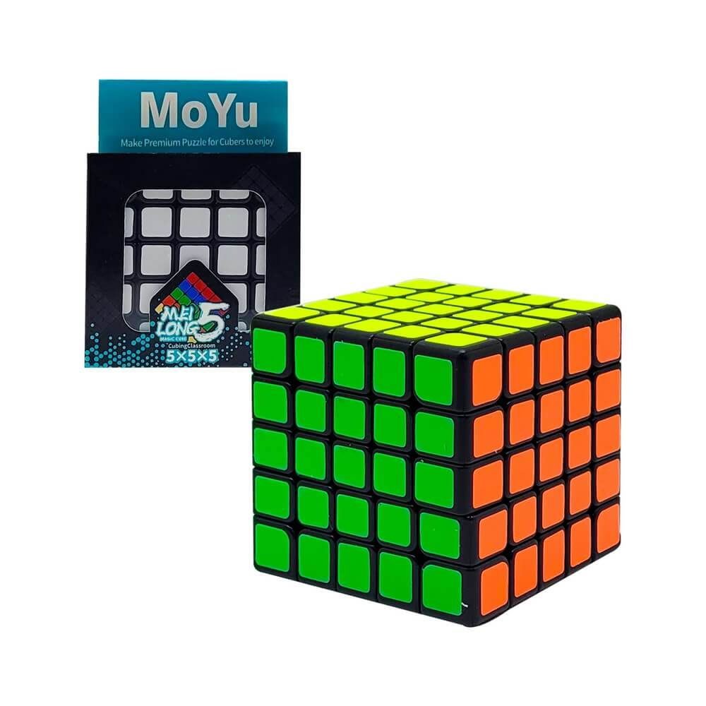 Cubo Mágico Profissional 5x5x5 Moyu Meilong Stickerless - Shopping