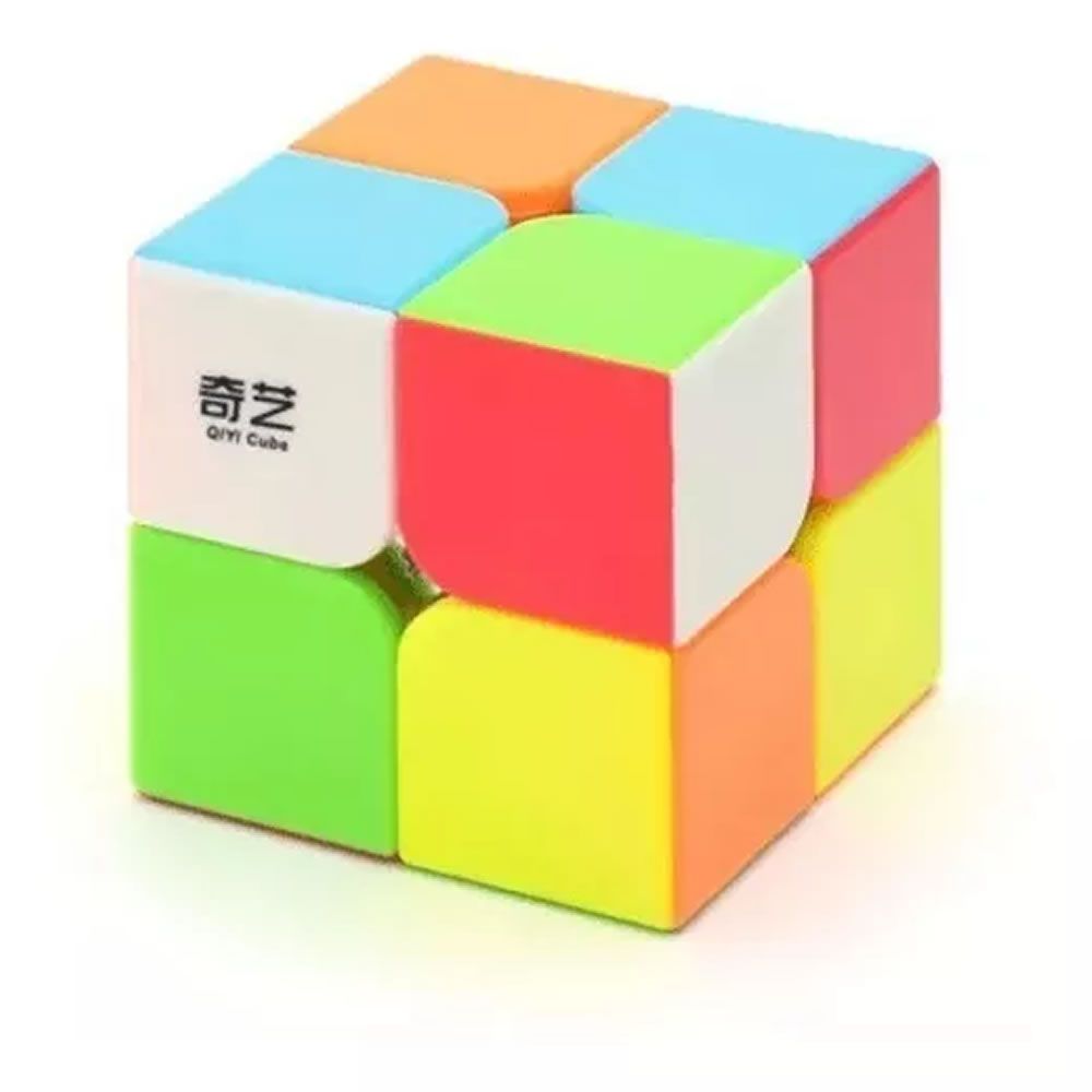 Cubo Mágico Profissional Q1D1 52 QY SpeedCube 2X2 - Super Geek - A