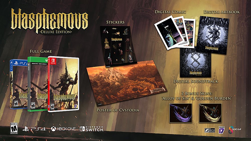 Blasphemous Deluxe Edition - Nintendo Switch - Carvalho Games