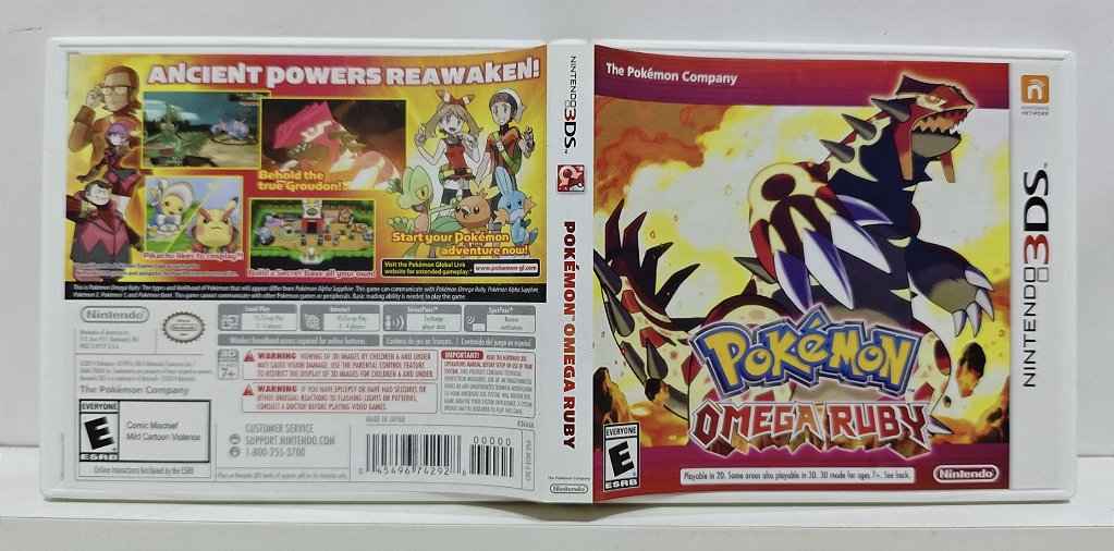 Pokemon Omega Ruby - Nintendo 3DS - Semi-Novo - Carvalho Games
