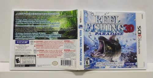 Reel Fishing Paradise 3D - Nintendo 3DS - Semi-Novo - Carvalho Games Reel Fishing Paradise 3D - Nintendo 3DS - Semi-Novo - Carvalho Games