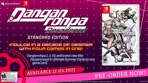 Danganronpa Decadence - Nintendo Switch - Carvalho Games
