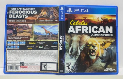 Cabela's African Adventures - PS4 - Semi-Novo - Carvalho Games