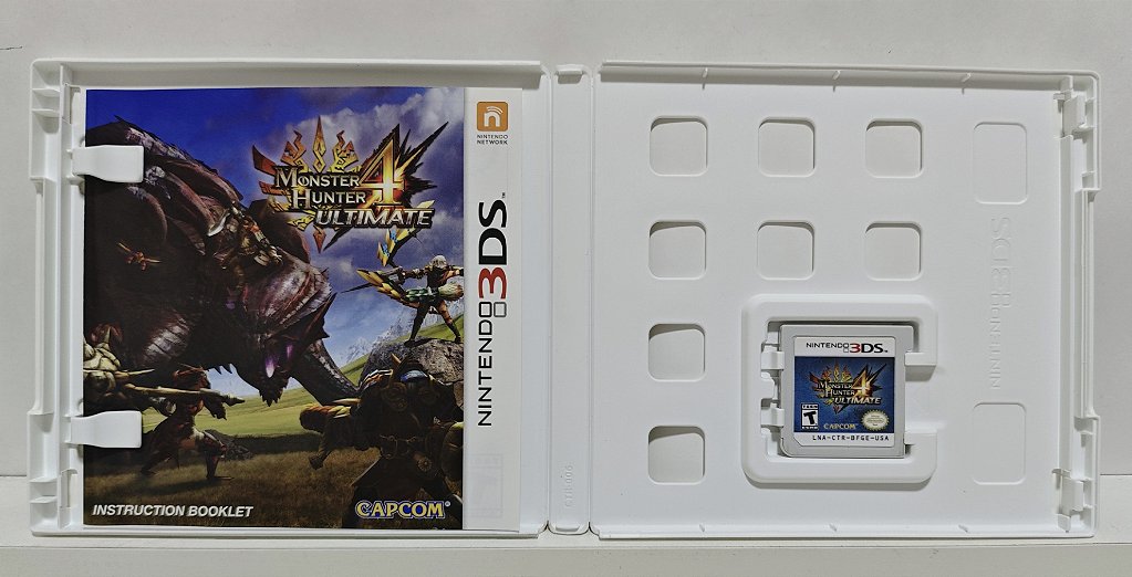 Monster Hunter 4 Ultimate - Nintendo 3DS - Semi-Novo - Carvalho Games