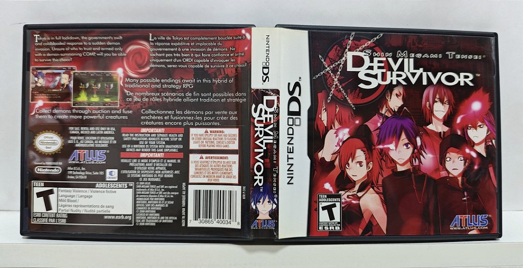 Shin Megami Tensei: Devil Survivor - Nintendo DS - Semi-Novo