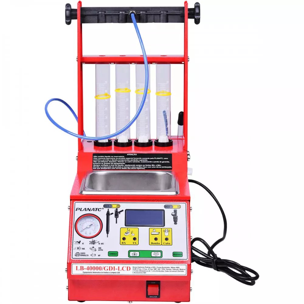 Máquina de Limpeza e Teste de Bico Injetor GDI LB-40000/GDI-LCD - Plana -  M.CER Automotiva - Equipamentos e Ferramentas