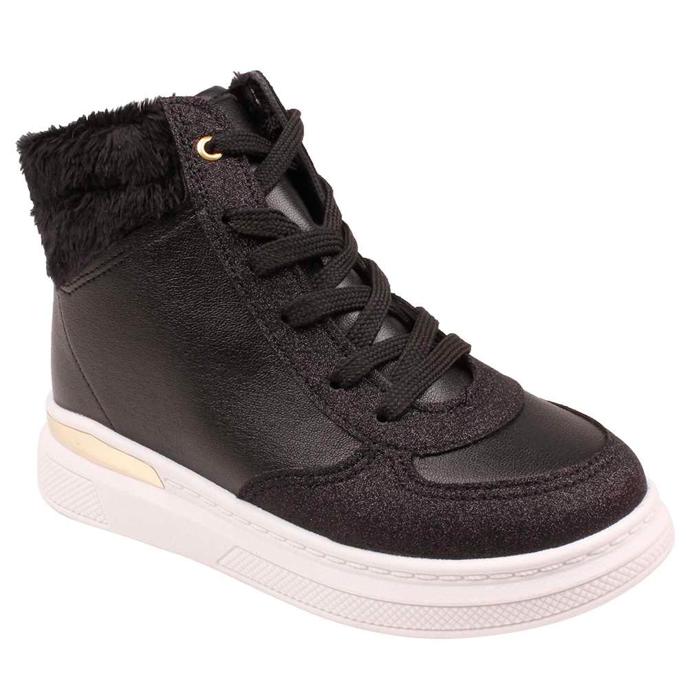 Tenis Cano Alto Infantil Feminino Molekinha 2553103 Becker Calçados