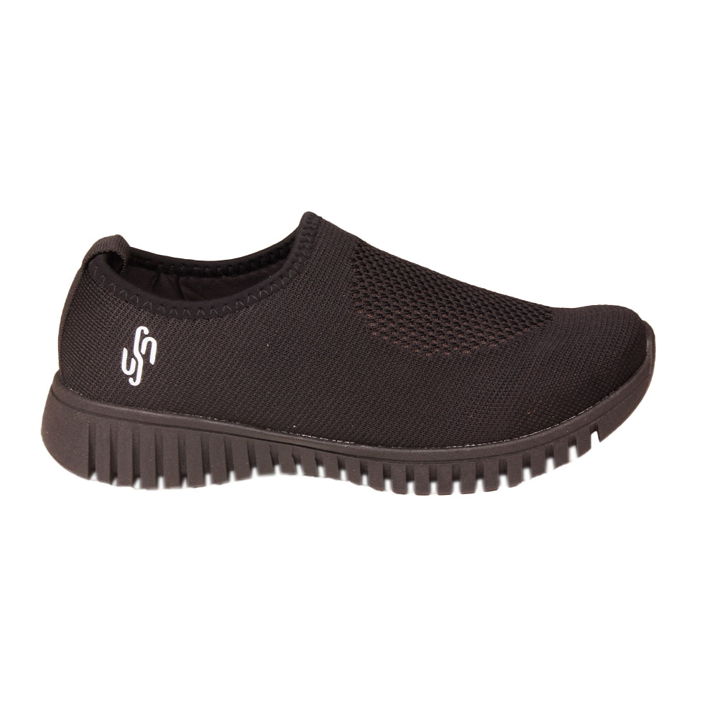 Calçados Usaflex Tenis Usaflex Preto Tênis Slip On Feminino