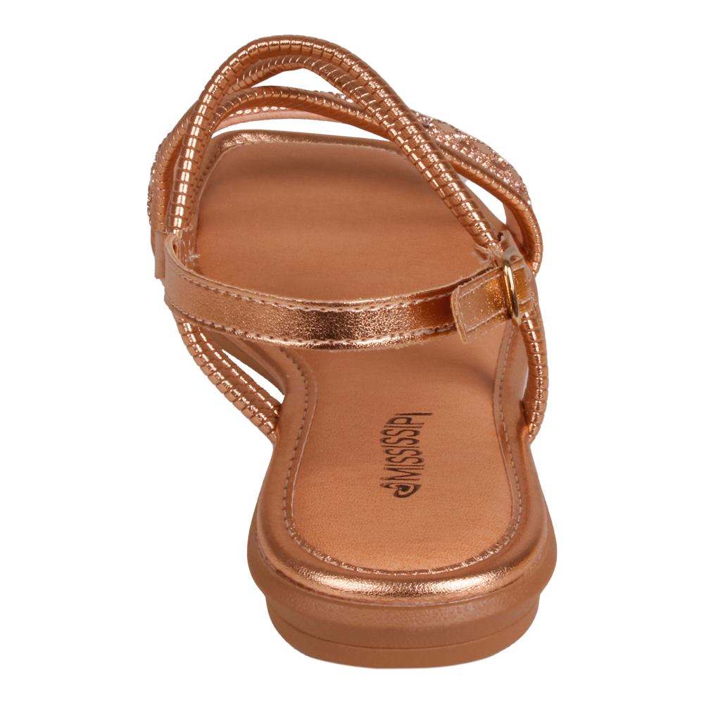 Sand.rasteira Feminina Mississipi Q9542 - Becker Calçados