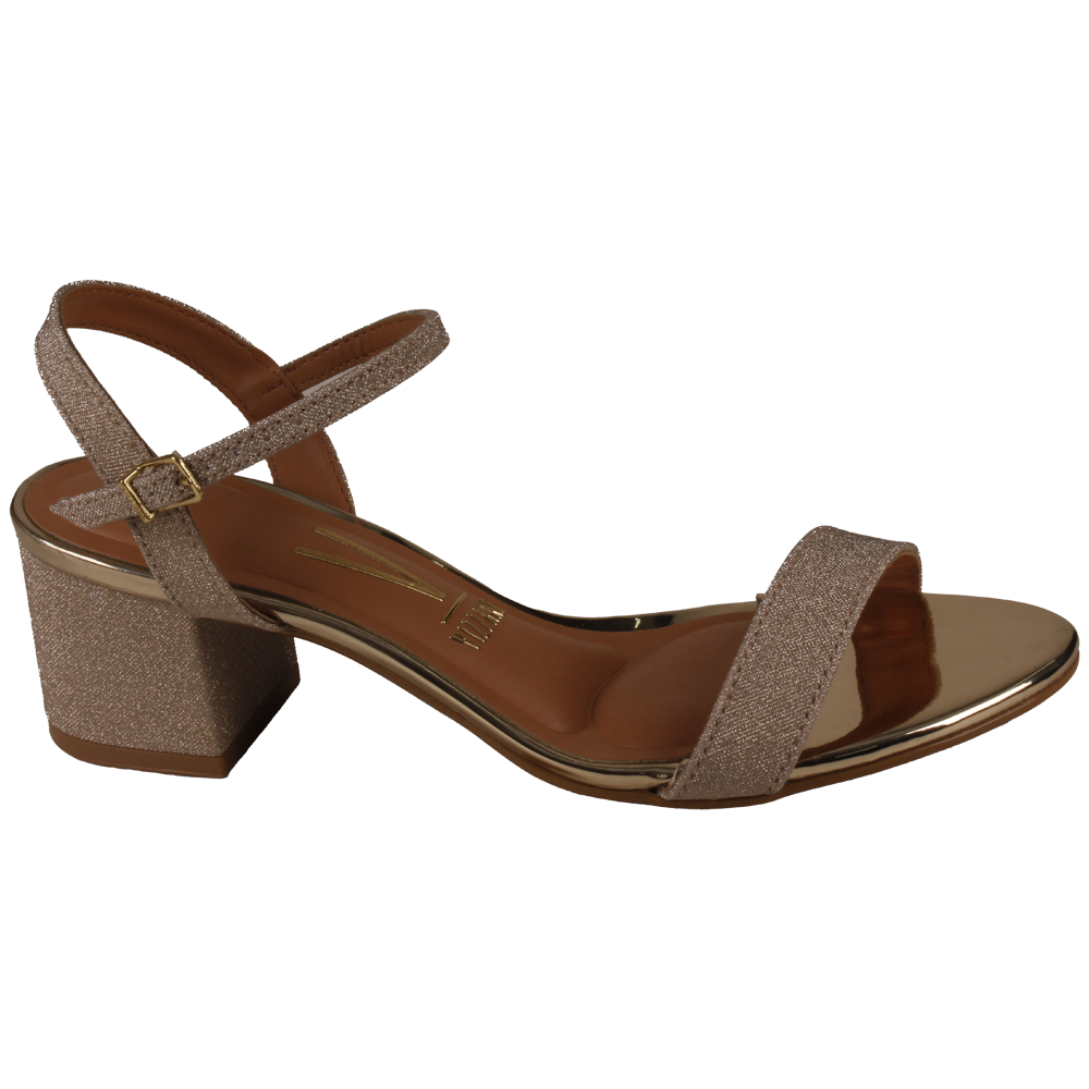 Sandália Salto Baixo Casual Feminino Vizzano 6291900 Becker Calçados