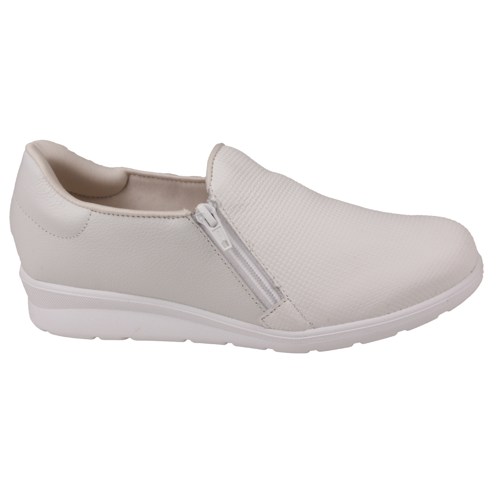 Tênis Calce Fácil Feminino Conforto Zíper Slip On Usaflex Mm01801