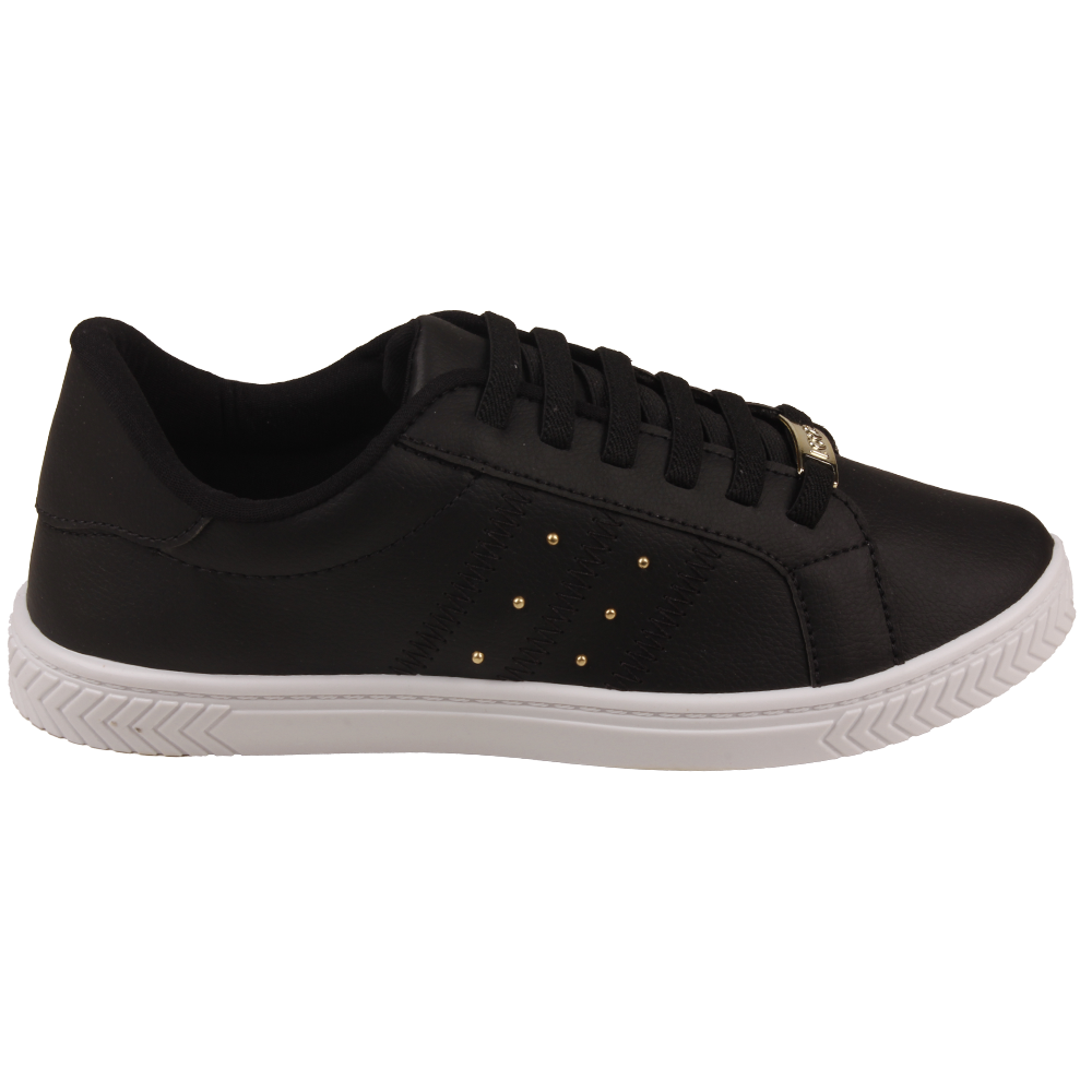 SHE TokyoIvy hounds-tooth black 1サイズ Tênis Calce Fácil Casual Feminino Slip On Izalu 17046 - Becker